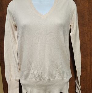 𝅺WOMEN'S philosophy cream sweater small